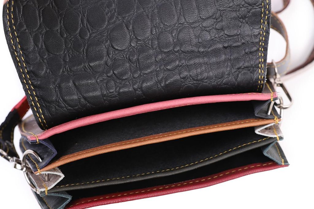 Сумка натуральная кожа через плечо №1122/22 - Ганг фото 2