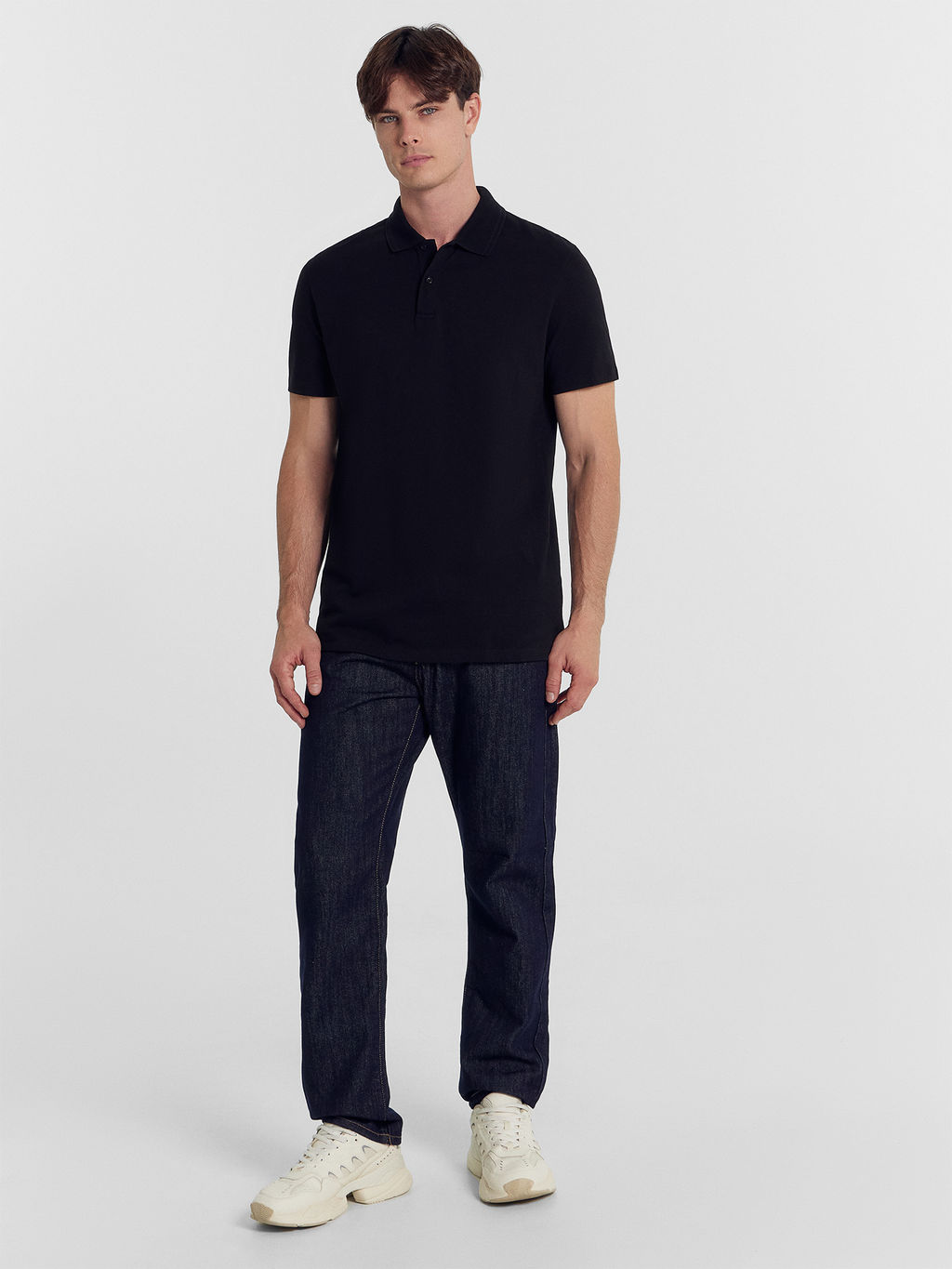 Поло мужское в черном цвете черный 111834/1 - Mark formelle фото 3