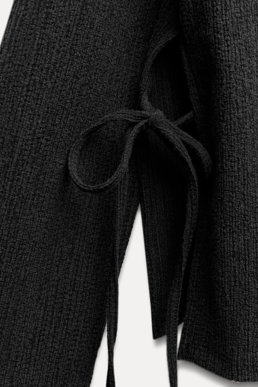 TEXTURED TOP WITH BOW - Zara фото 22