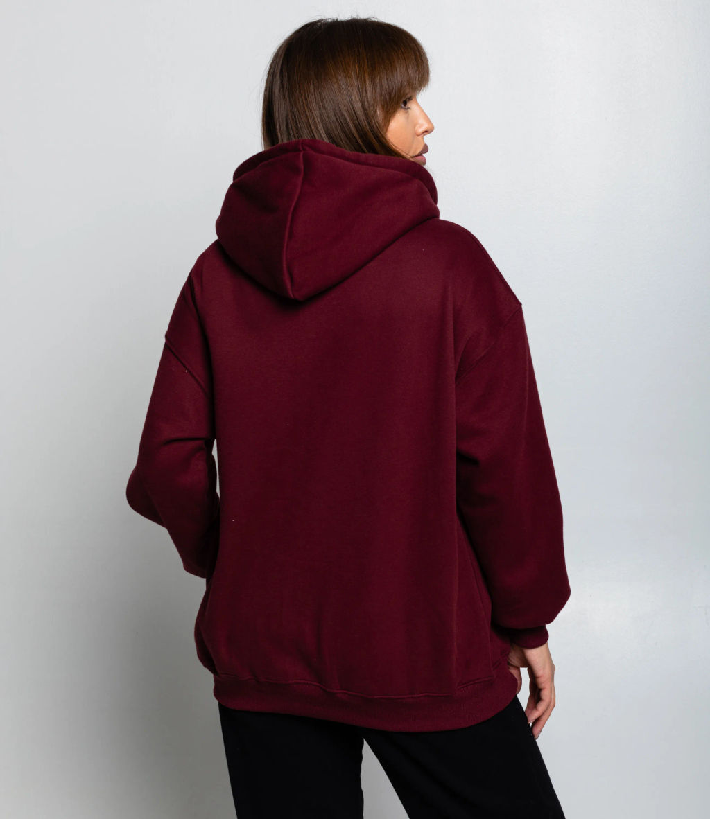 Толстовка #КТ8813 (9), бордовый - Dommod фото 3