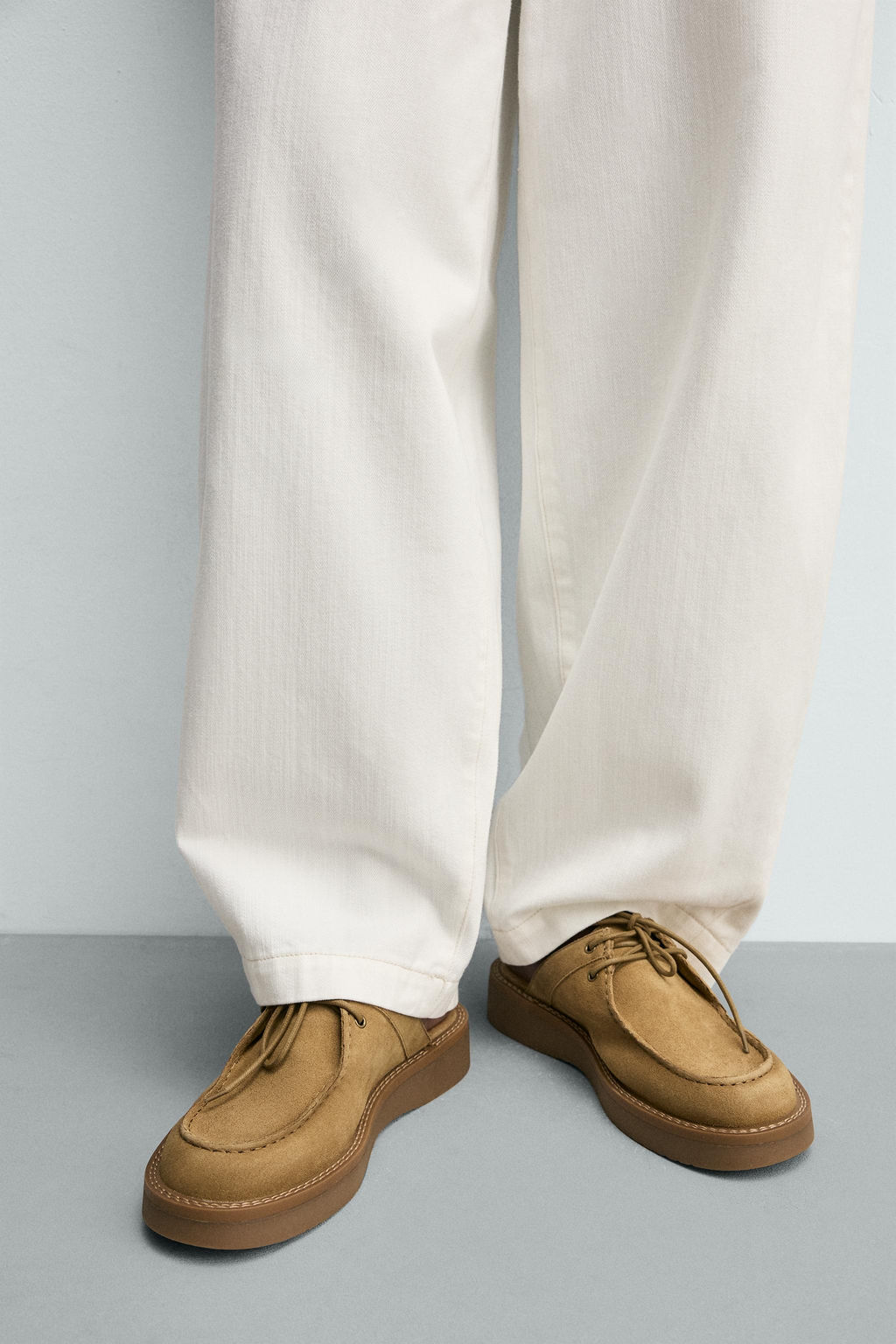 ZUECO PIEL / Beige - Zara фото 3