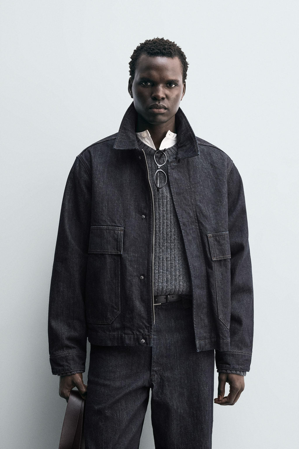 DENIM JACKET WITH POCKETS - Zara фото 2