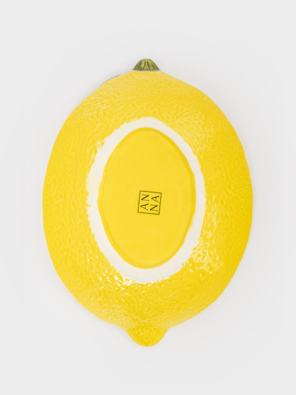 Салатник, 22х16х4 см, 480 мл, фарфор P, желтый, Лимон, Lemon