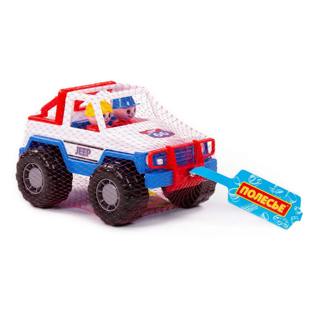 Автомобиль-джип Сафари (бело-синий) - Полесье фото 5
