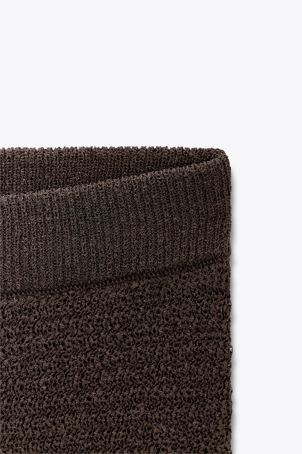 TEXTURED KNIT MAXI SKIRT - Zara фото 9