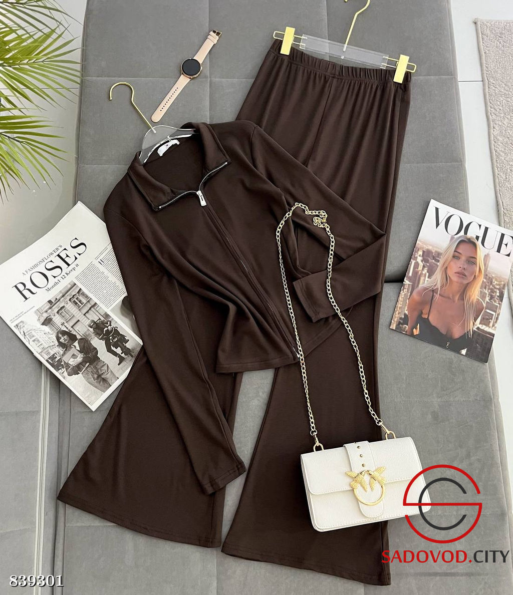 Костюм женский однотонный - Bruno фото 4