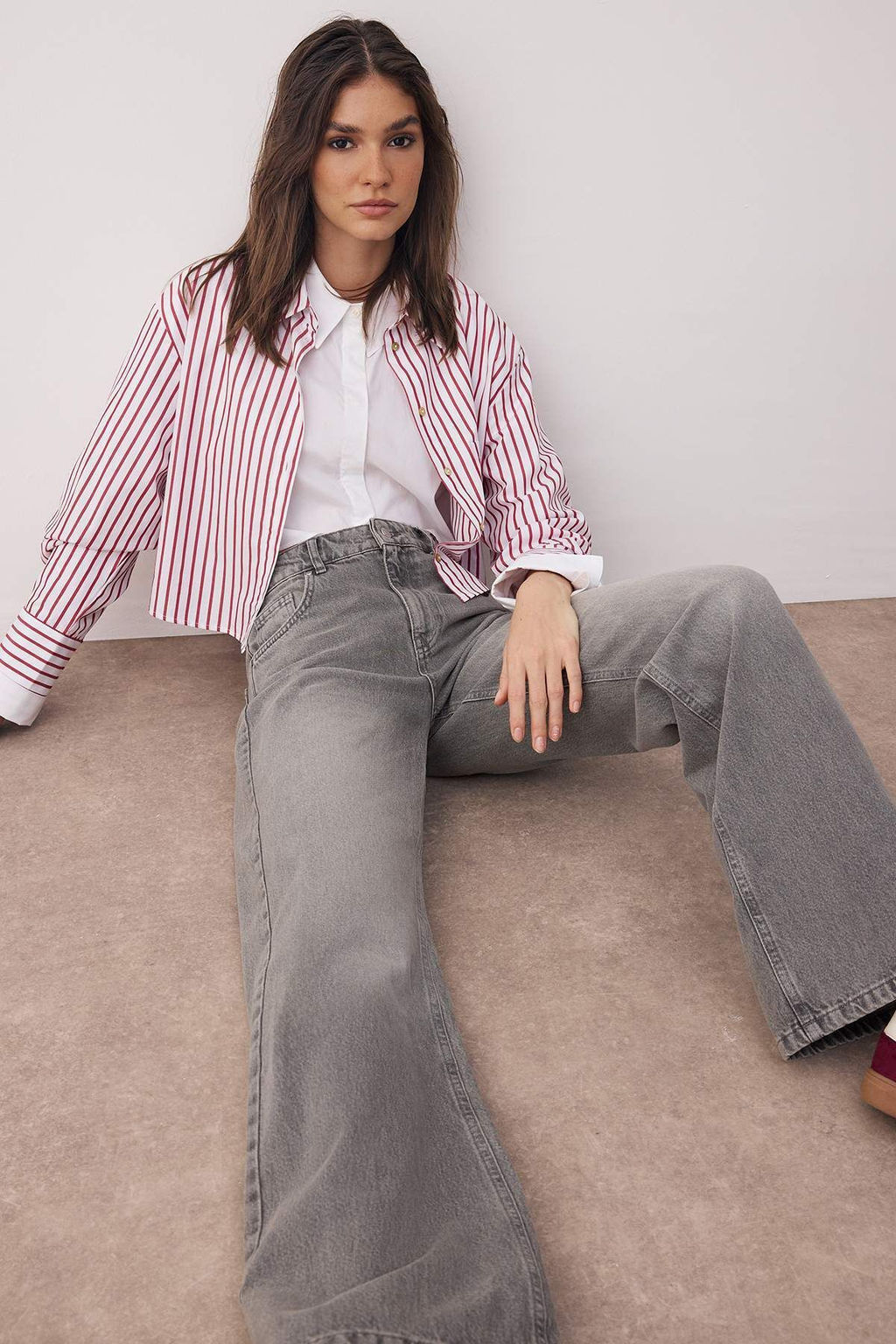 Mavi Yuksek Bel Bel Wide Leg Jeans TWOAW26JE00079 - Trendyolmilla фото 14