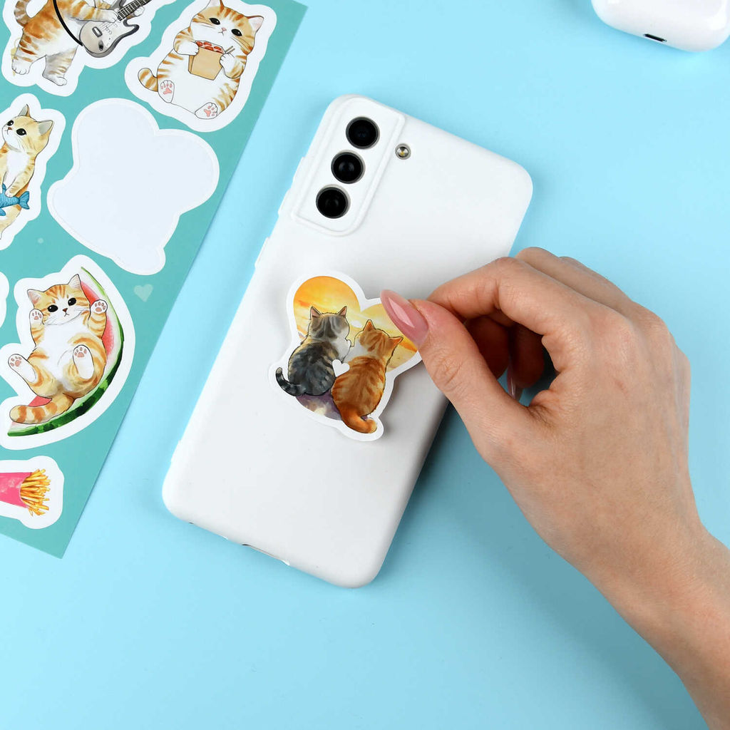 Набор наклеек. Серия "Любимые стикеры" арт. 71646 МУРЧАЛЬНЫЕ ИСТОРИИ /148х210 мм,