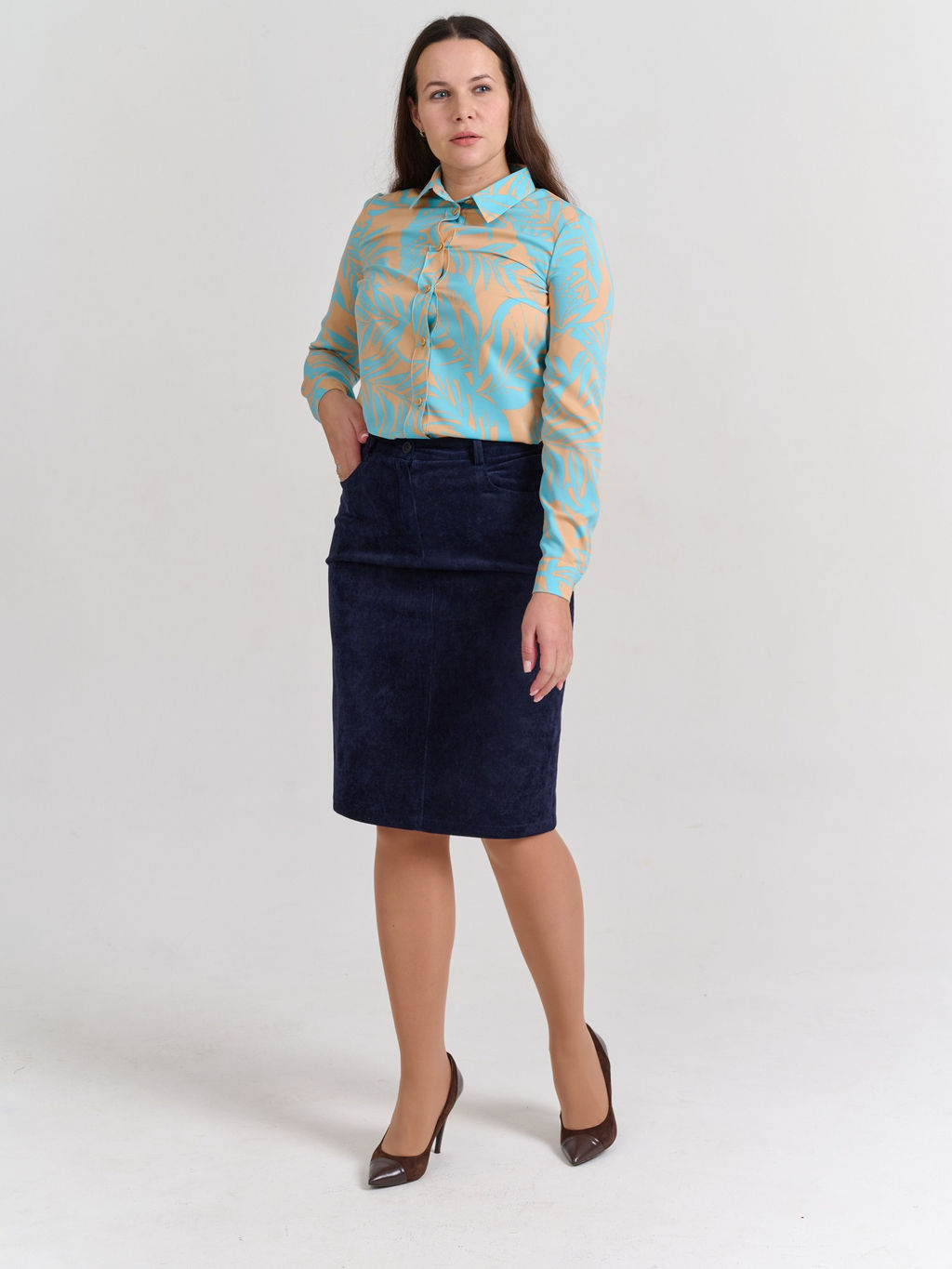 вельветовая юбка - Трика фото 3