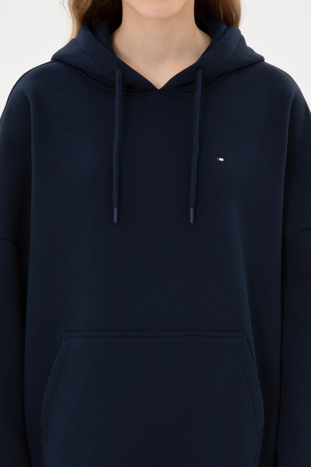 Kad_n Lacivert Basic Sweatshirt Sepette S_rpriz _ndirim - U.s. polo assn фото 6