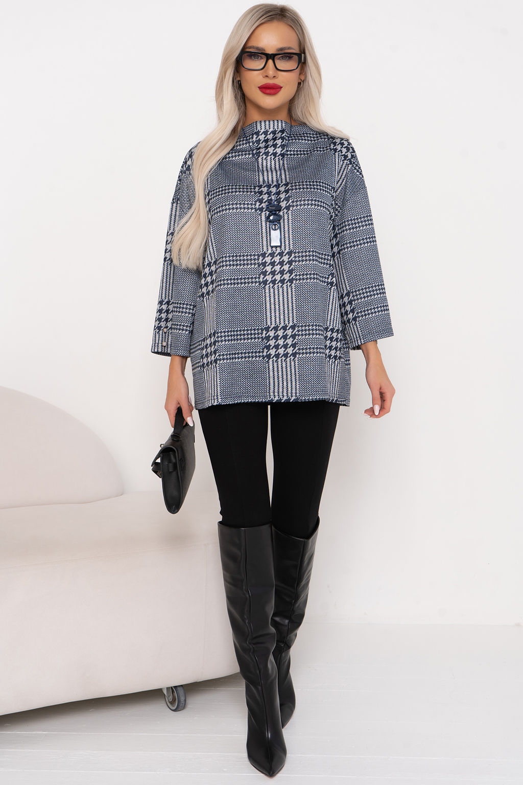 Джемпер (синий) Б11-113 - Николь фото 3