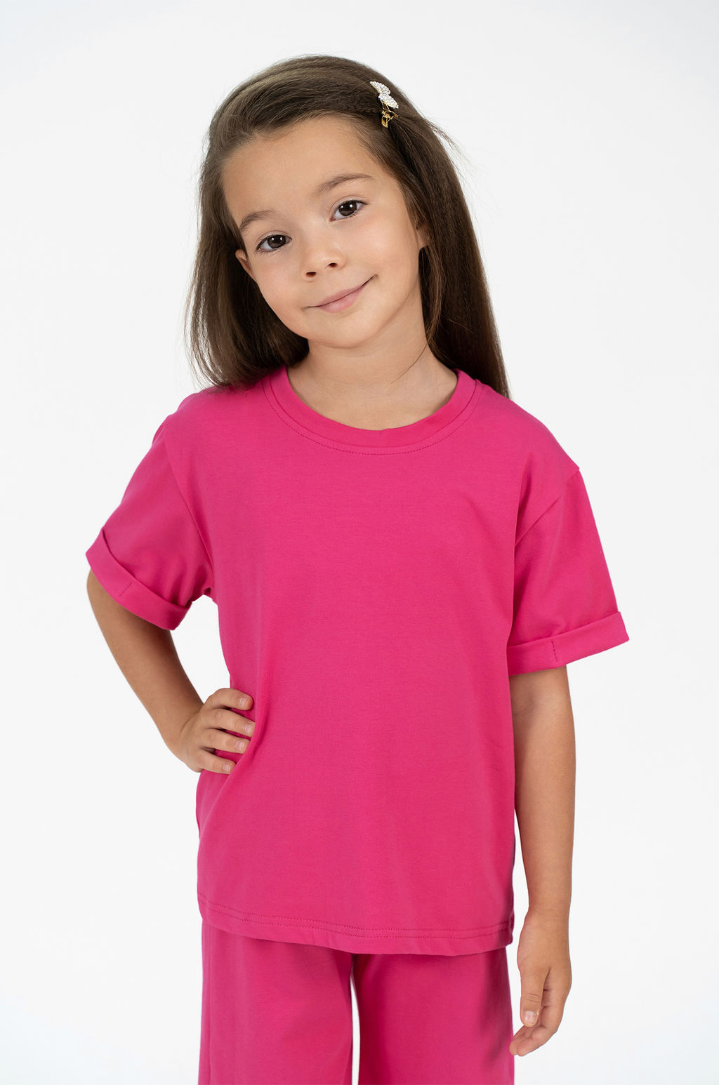 Костюм детский фуксия 7060 (128)