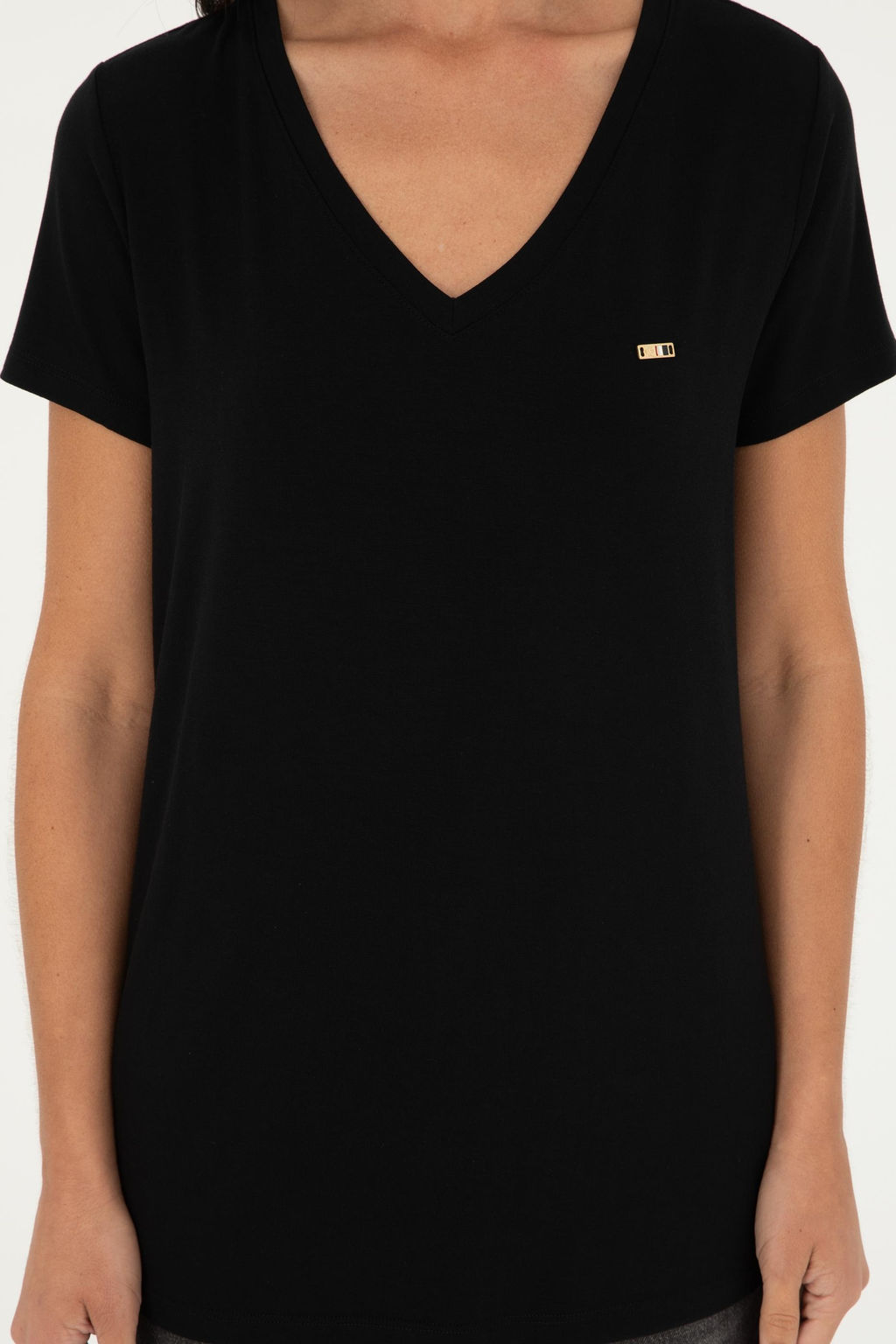 Kad_n Siyah Basic Ti__rt Sepette S_rpriz _ndirim - U.s. polo assn фото 6