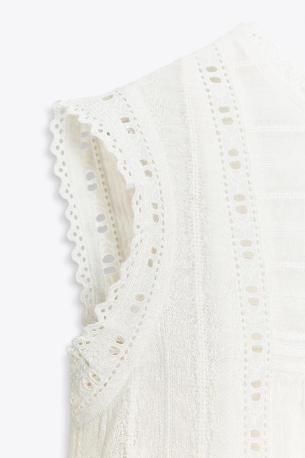 ROMANTIC SLEEVELESS TOP - Zara фото 6