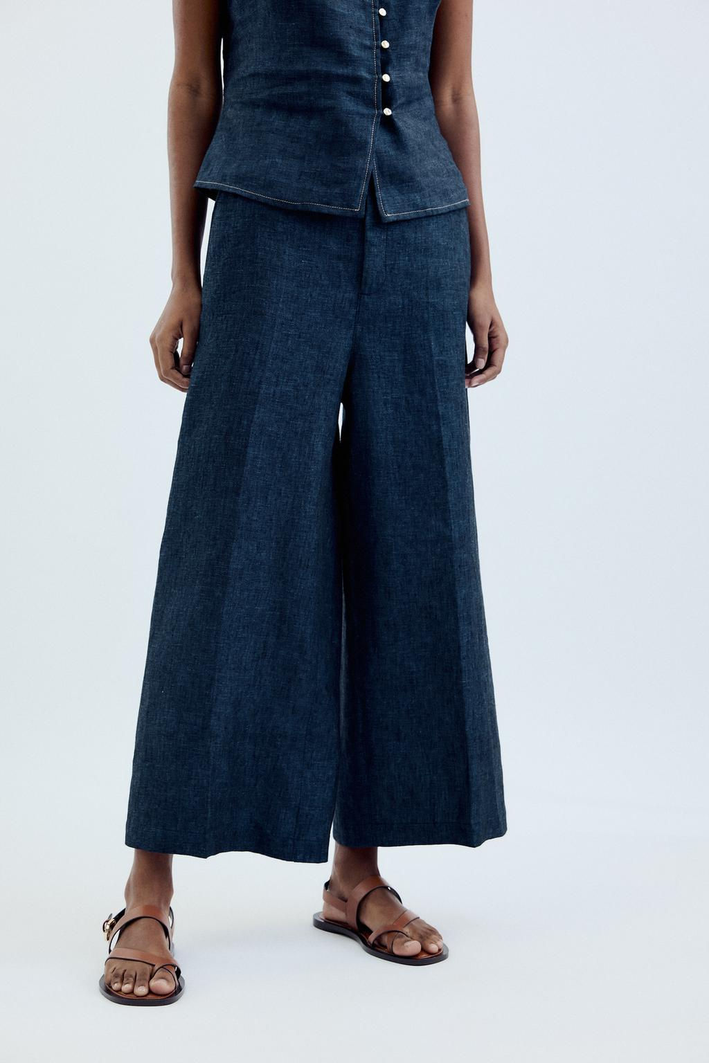 LINEN CULOTTES - Zara фото 2
