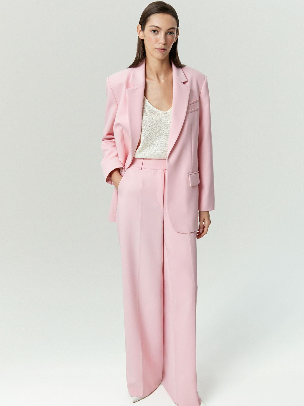 ЕМКА / Брюки широкого кроя с поясом - Emka фото 3