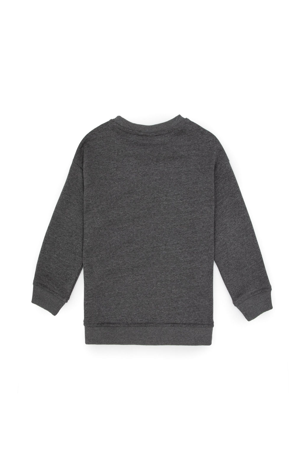 Erkek _ocuk Antrasit Melanj Bisiklet Yaka Basic Sweatshirt - U.s. polo assn фото 2