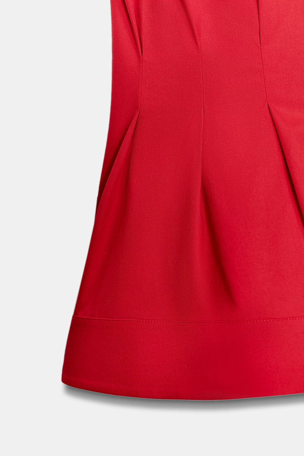 CAMISA PLIEGUES MANGA SISA ZW COLLECTION / Rojo fuerte - Zara фото 6