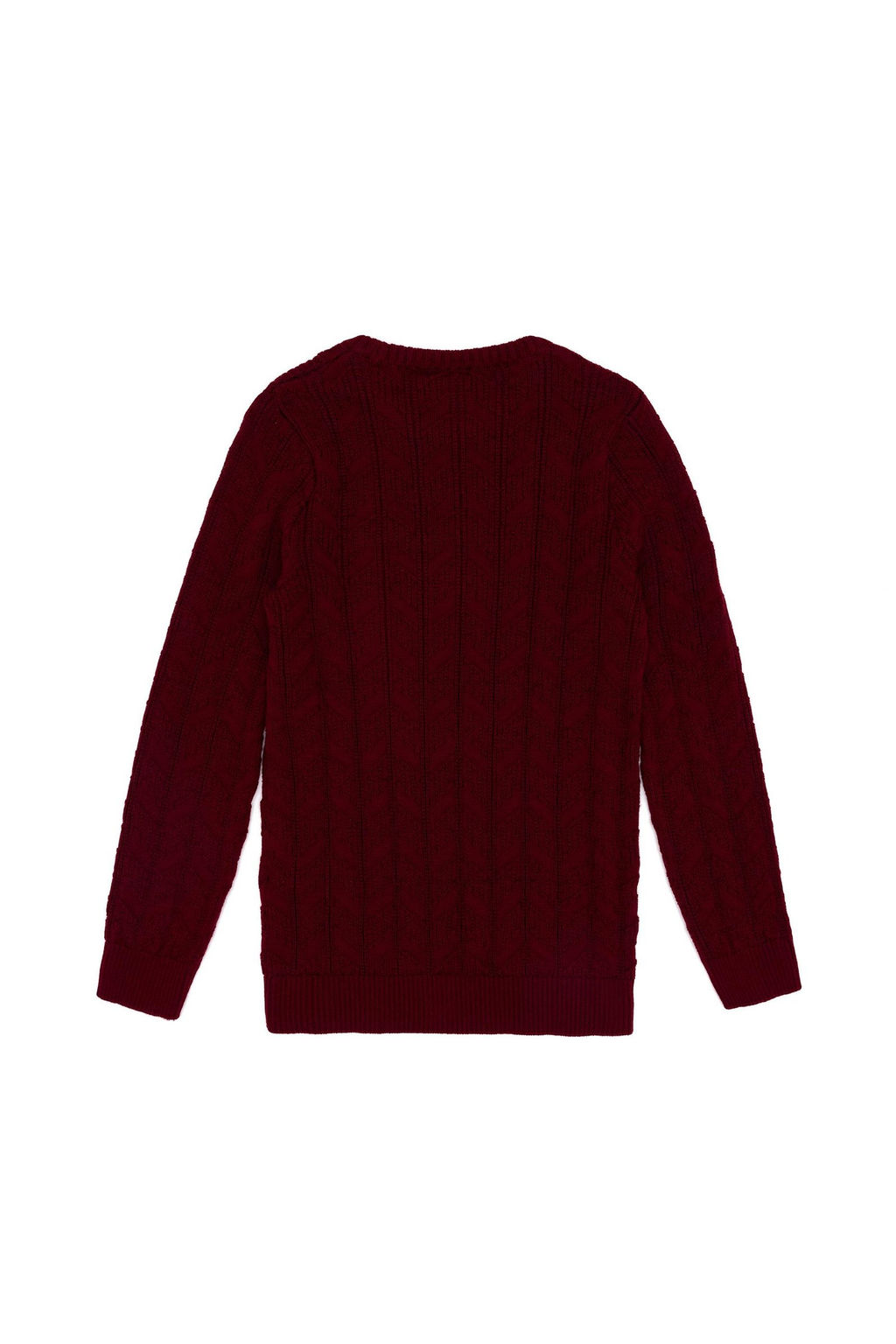 U. S. Polo Assn Бордовый трикотажный свитер с круглым вырезом для мальчика - U.s. polo assn фото 5