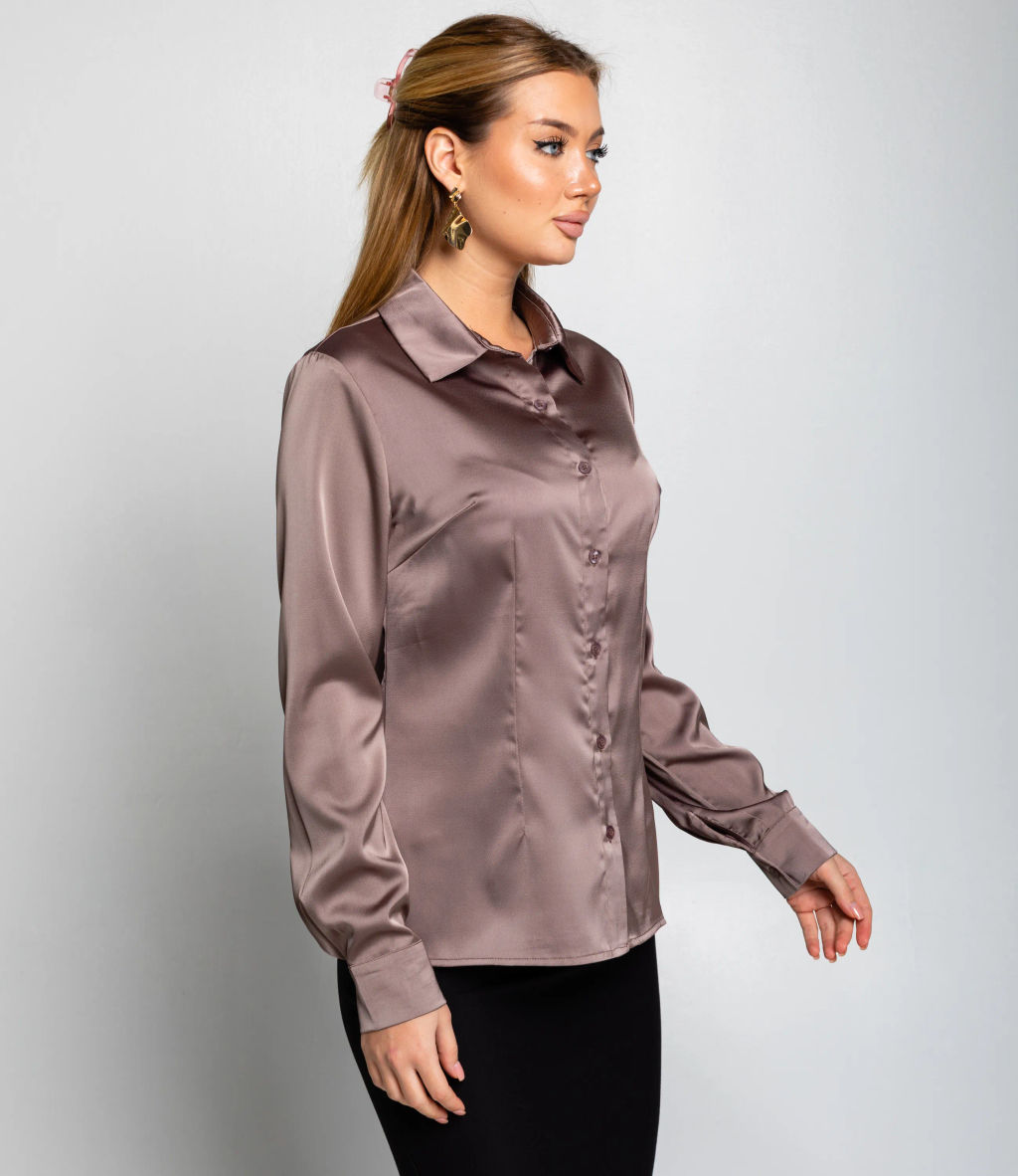 Блуза #ОКТ025022, капучино