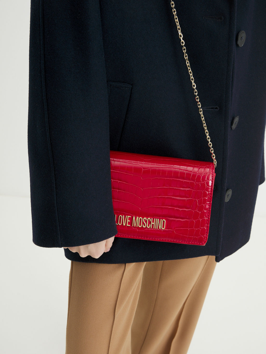 Клатч LOVE MOSCHINO SMART DAILY BAG Артикул 4192179, рубиновый фото 2