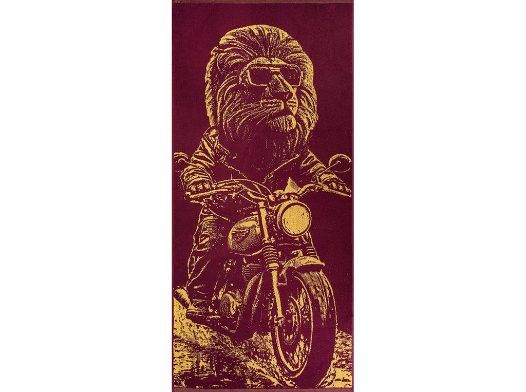 Полотенце махровое 6с102.411ж1 Моторалли(кр.дерево1) 67х150см