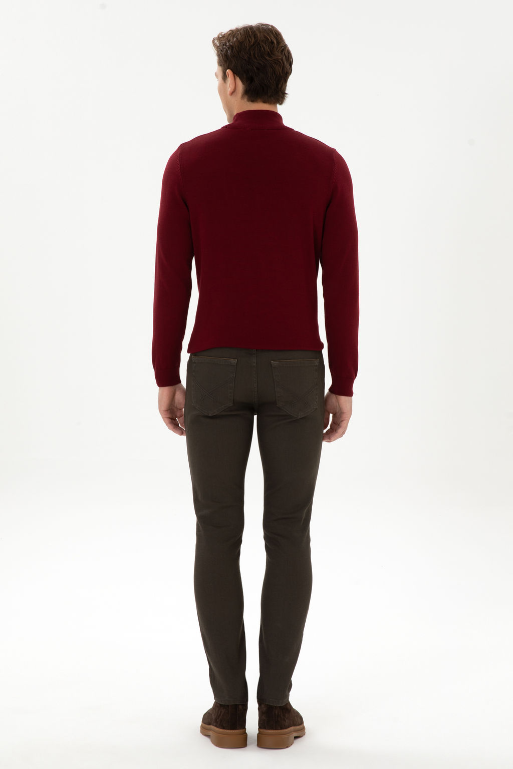 Erkek Kahverengi Slim Fit Jean Pantolon - U.s. polo assn фото 10