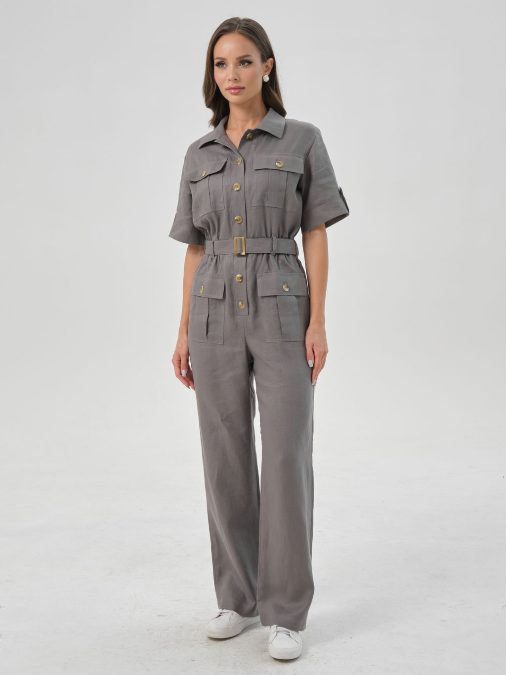 Комбинезон льняной - Stilla фото 9