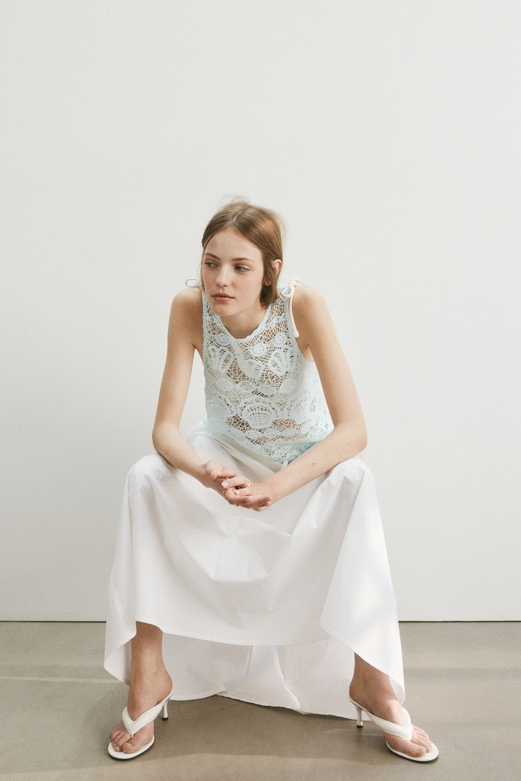 Top efecto crochet con motivos decorativos - H&m фото 6