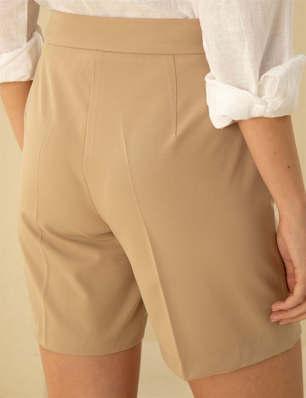 Bej Rahat Kesim Bermuda _ort - Pierre cardin фото 6