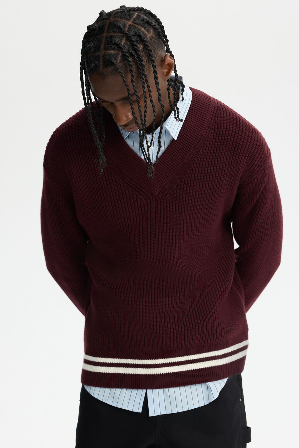 Jersey en punto de canal? Boxy Fit - H&m фото 3