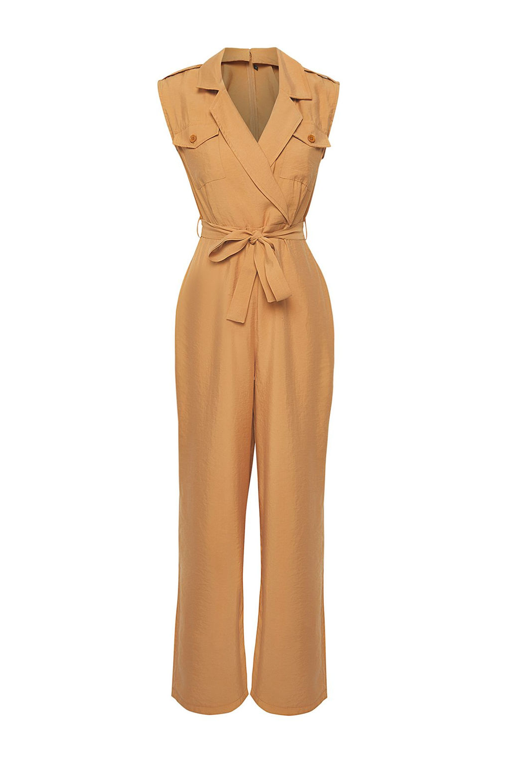 Trendyolmilla Camel More Sustainble Modal Kusakl? Genis Paca Tulum TWOSS25TU00030  фото 6