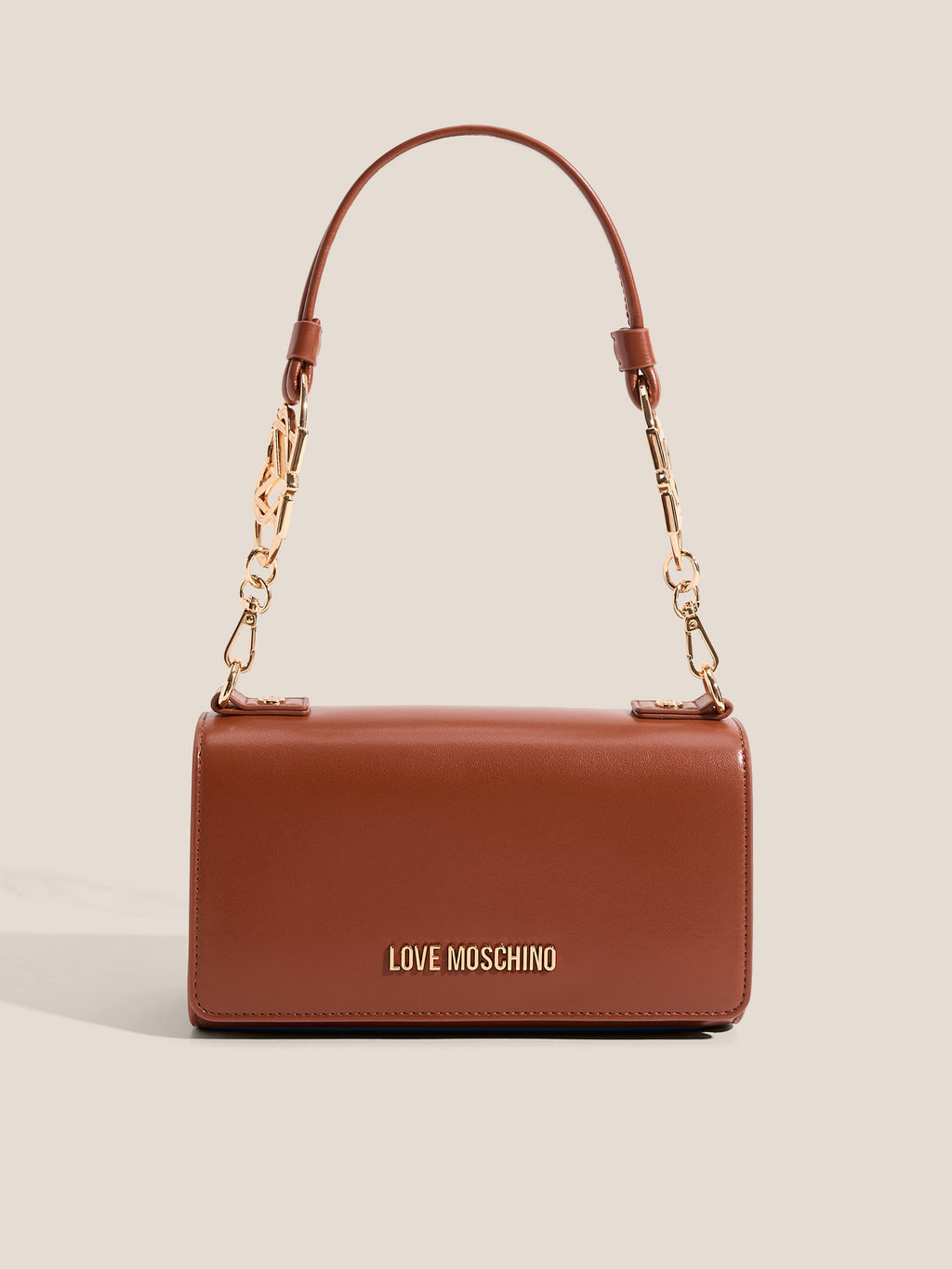 Женская сумка на плечо LOVE MOSCHINO JEWEL Артикул 4561179, красно-коричневый