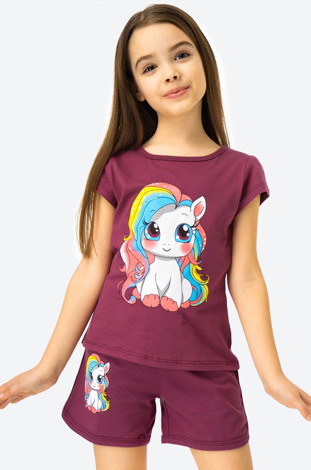 Хлопковый летний костюм для девочки Bonito  фото 2