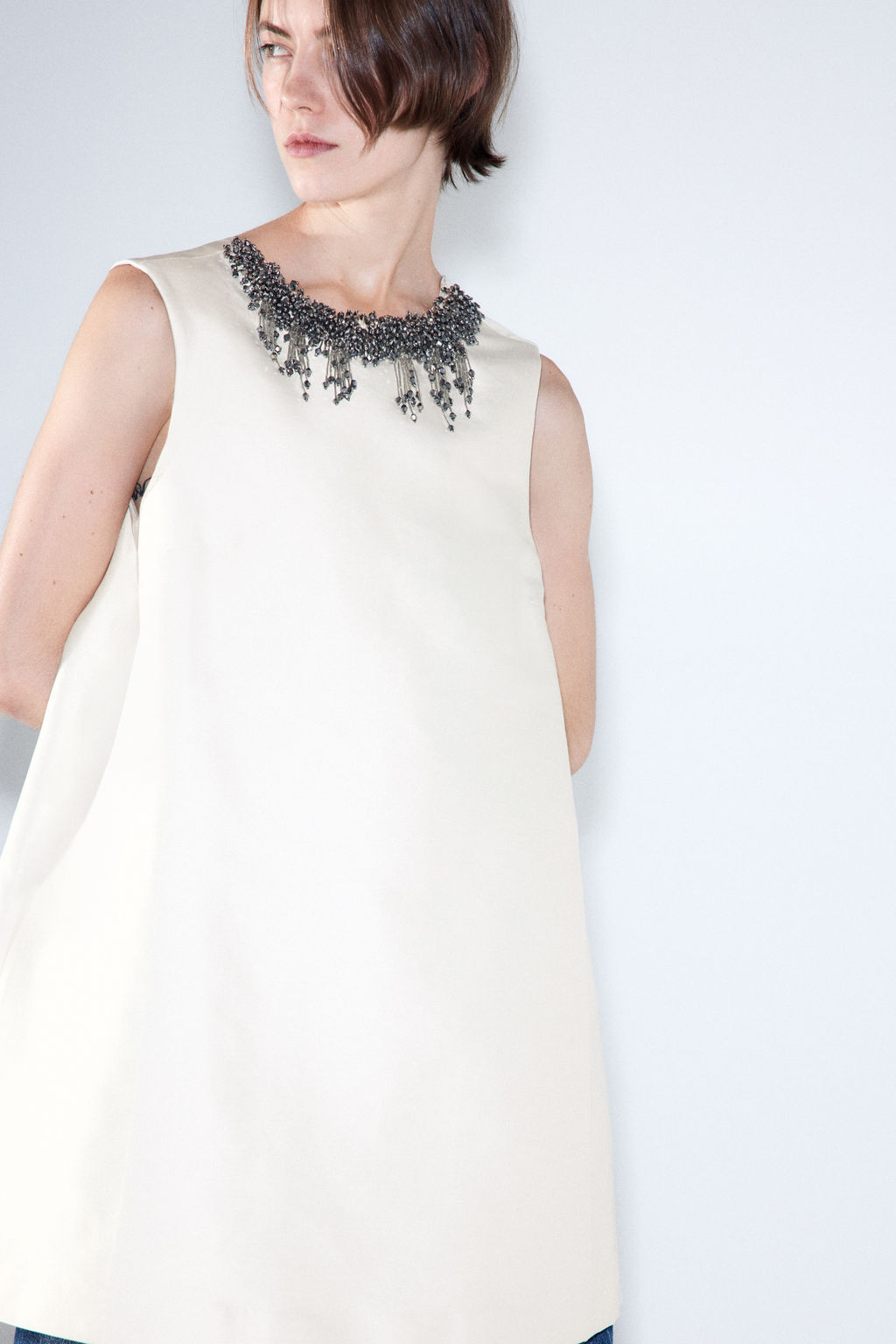Vestido evas? con detalles decorativos - H&m фото 7