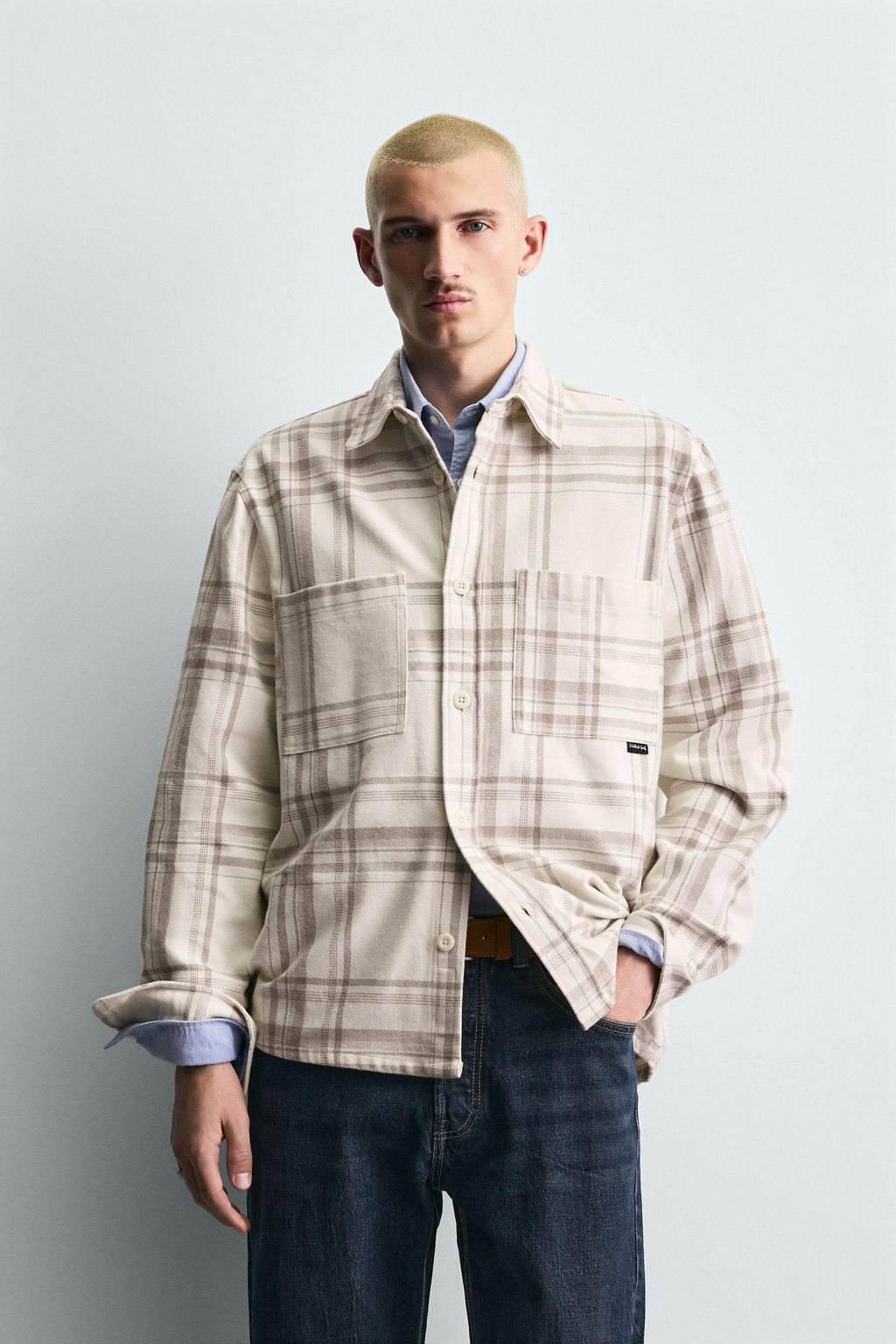CHECKED FLANNEL SHIRT - Zara фото 2