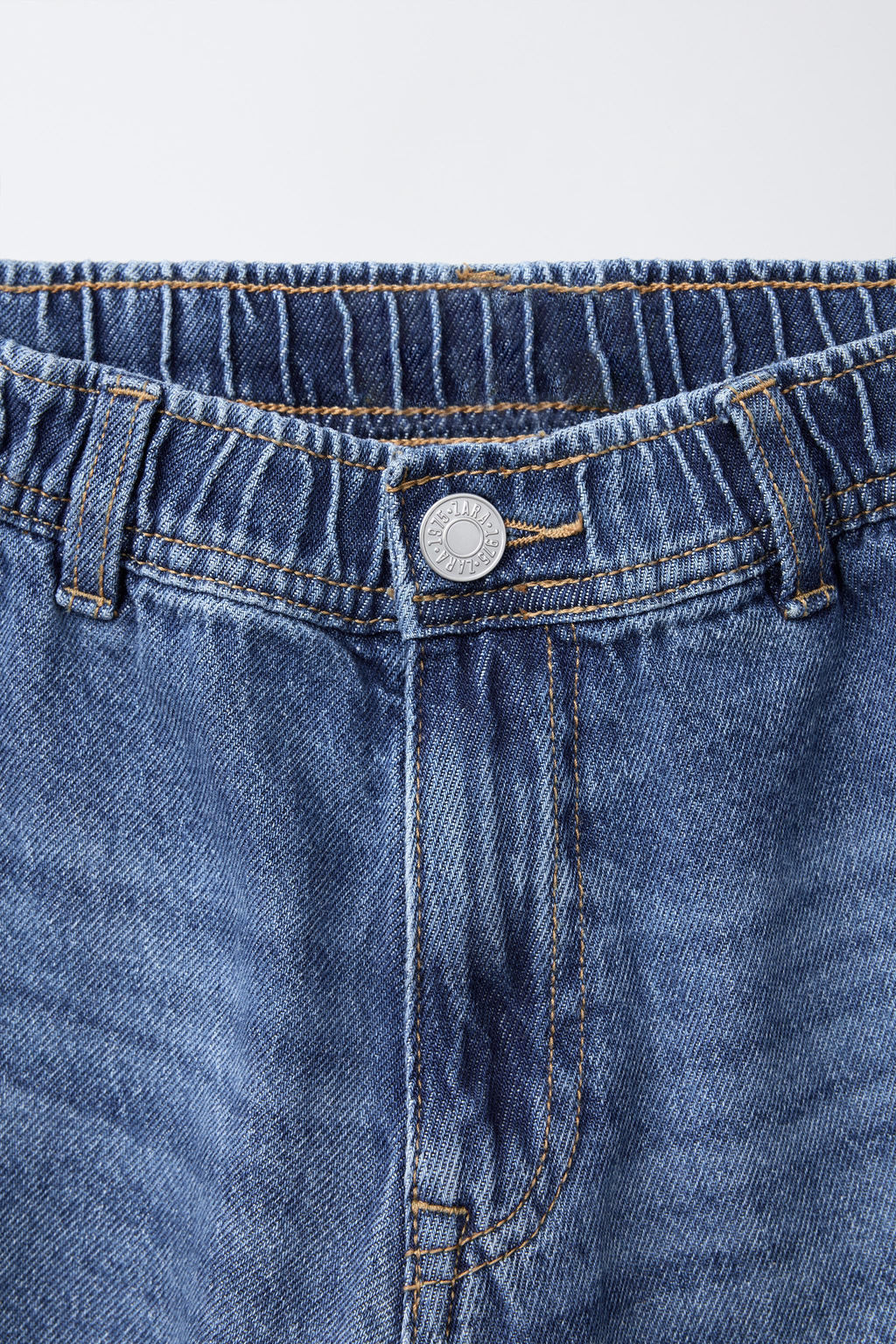BALLOON JEANS WITH ELASTIC TRIM - Zara фото 3