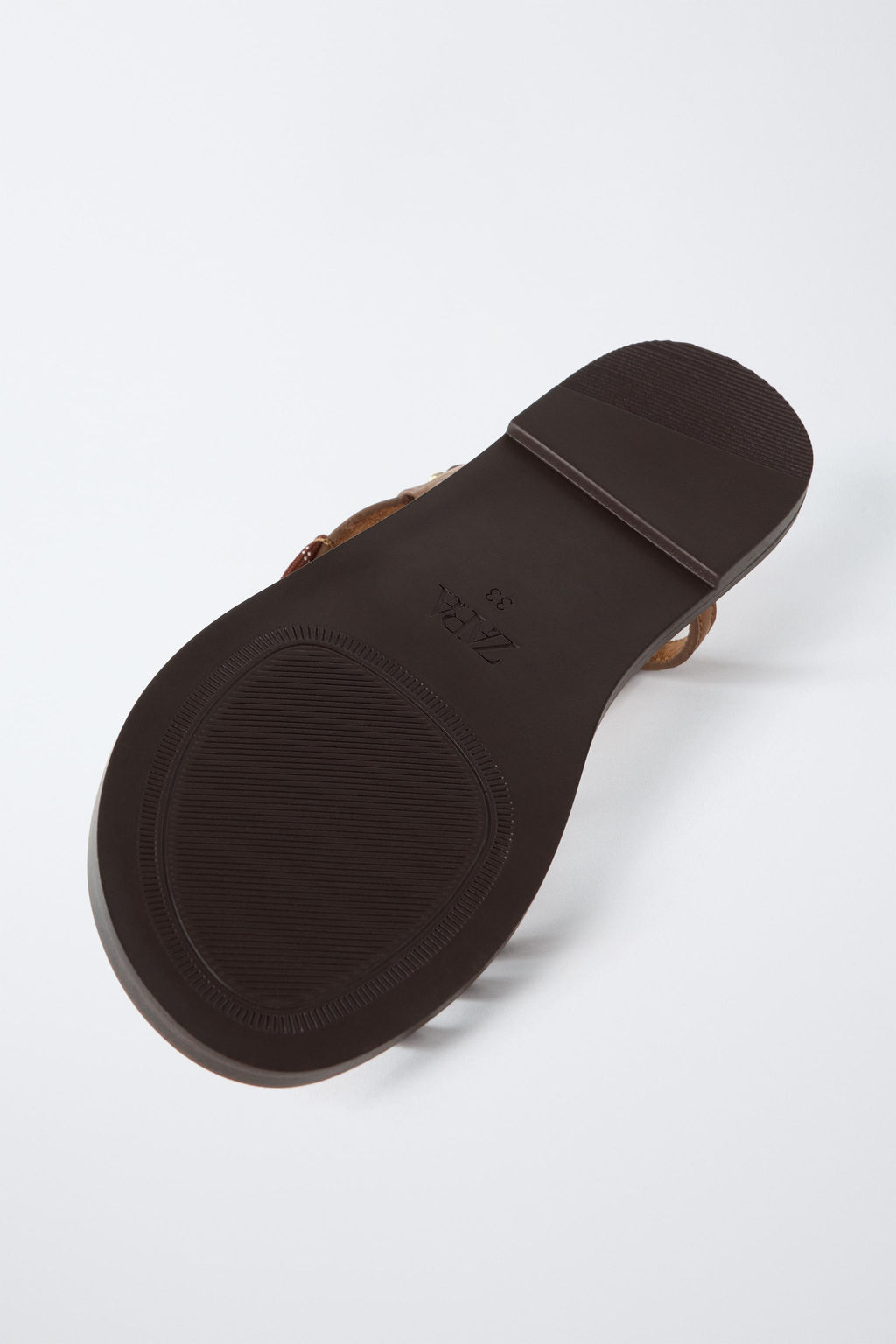 SANDALIA TIRAS FRUTAS / Marr?n