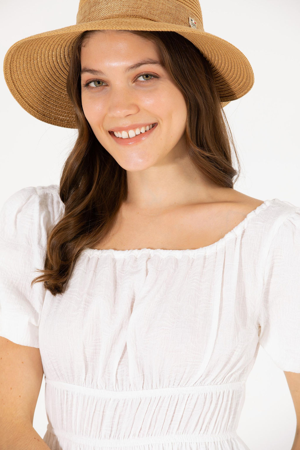 U. S. Polo Assn Женское белое тканое платье - U.s. polo assn фото 3