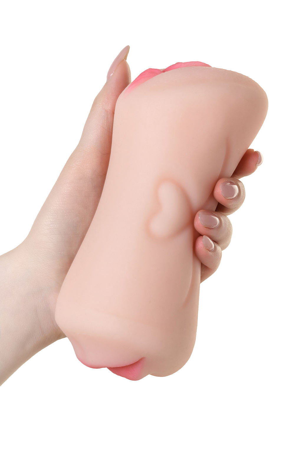 Мастурбатор реалистичный TOYFA Juicy Pussy Pretty Mouth, рот и вагина, SoftSkin, телесный,17 см  фото 8