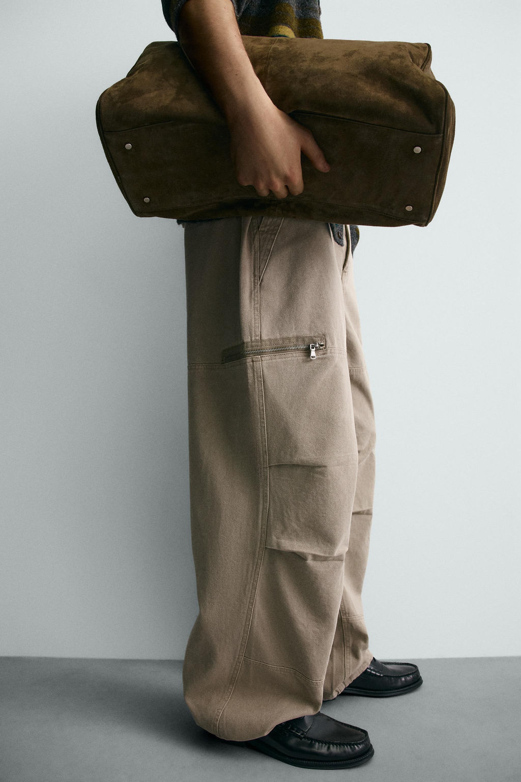 PARACHUTE CARGO TROUSERS - Zara фото 6