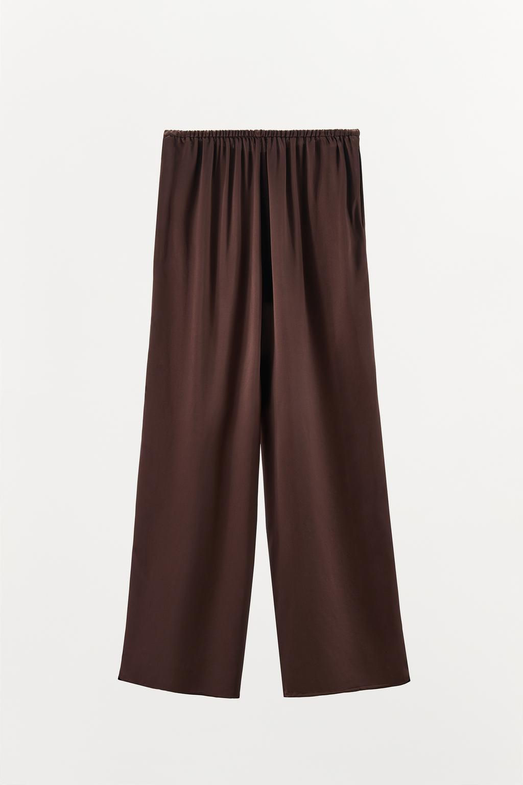 SATIN TROUSERS - Zara фото 4