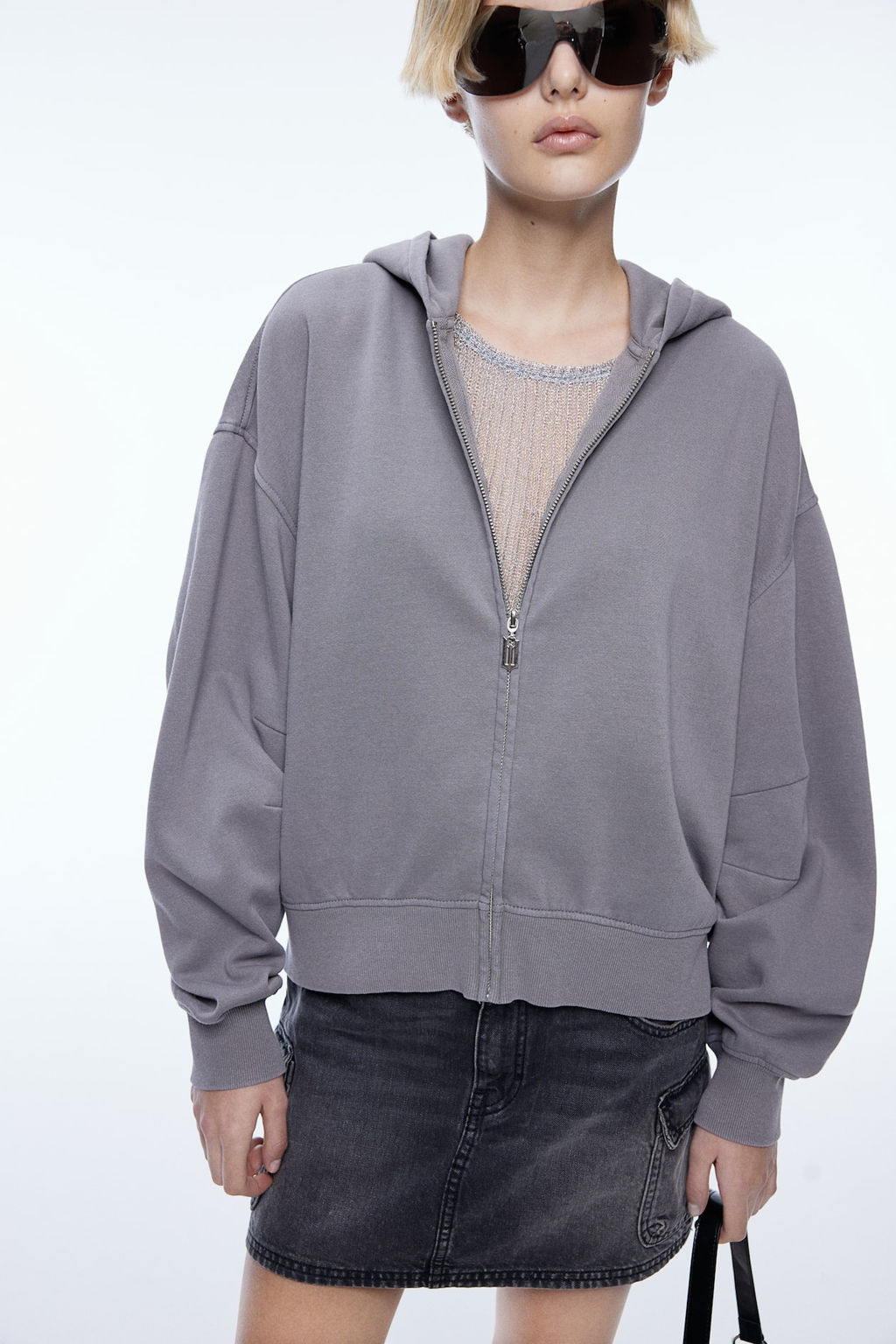 Chaqueta sudadera con capucha y motivo estampado - H&m фото 4