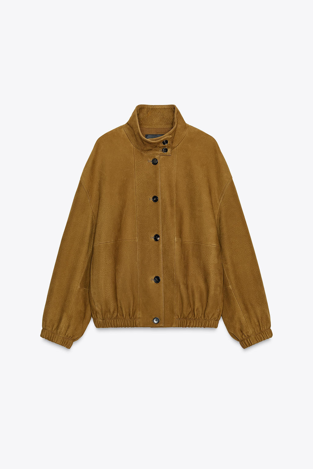 LEATHER BOMBER JACKET ZW COLLECTION LIMITED EDITION - Zara фото 4