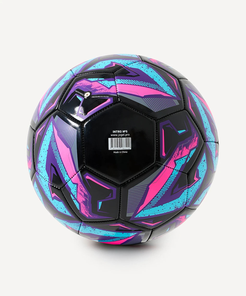 Мяч футбольный JOGEL Intro №5, черный