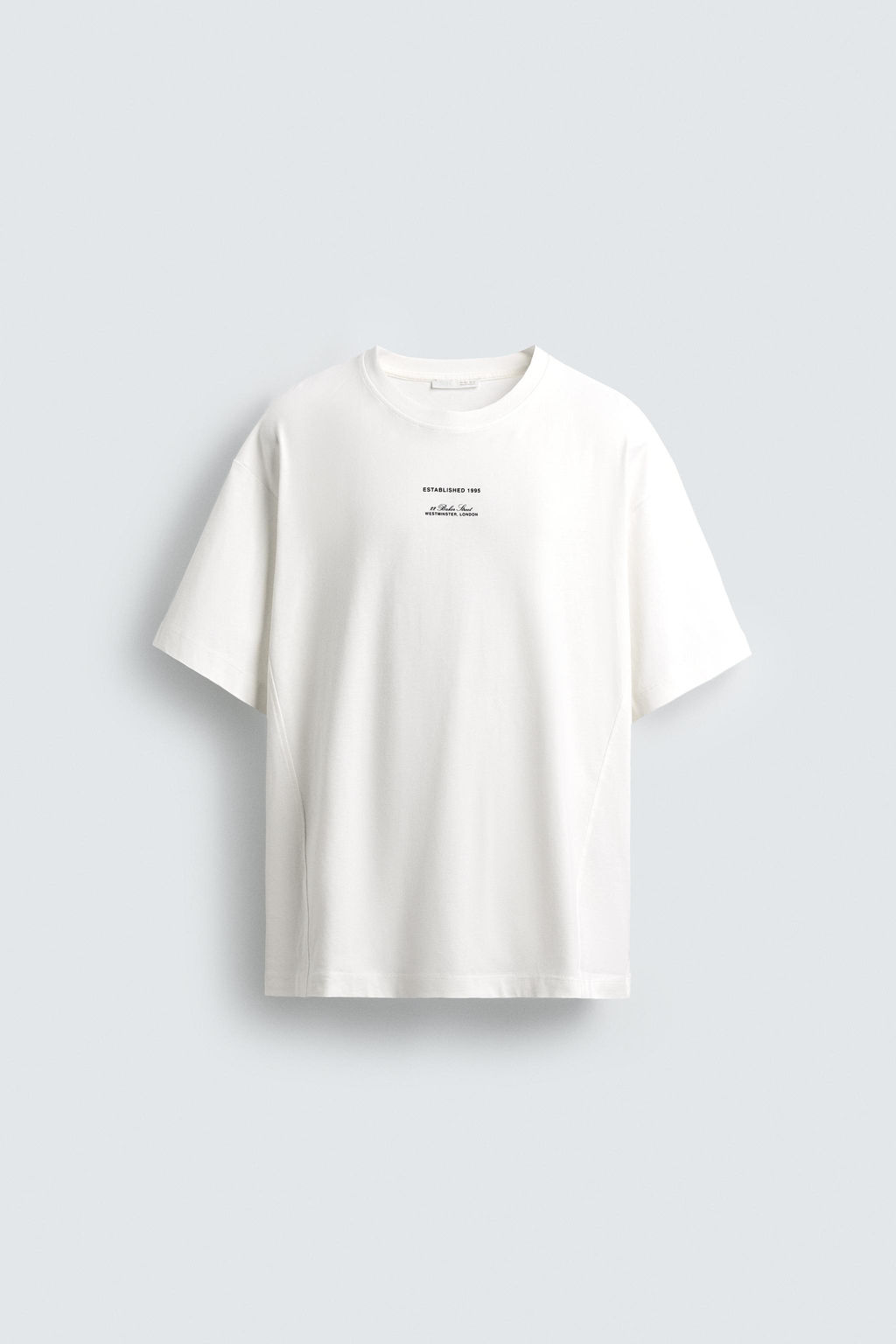 T-SHIRT WITH CONTRAST LABELS - Zara фото 7