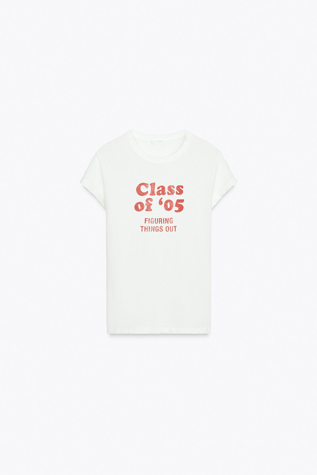 RUSTIC T-SHIRT WITH SLOGAN - Zara фото 6