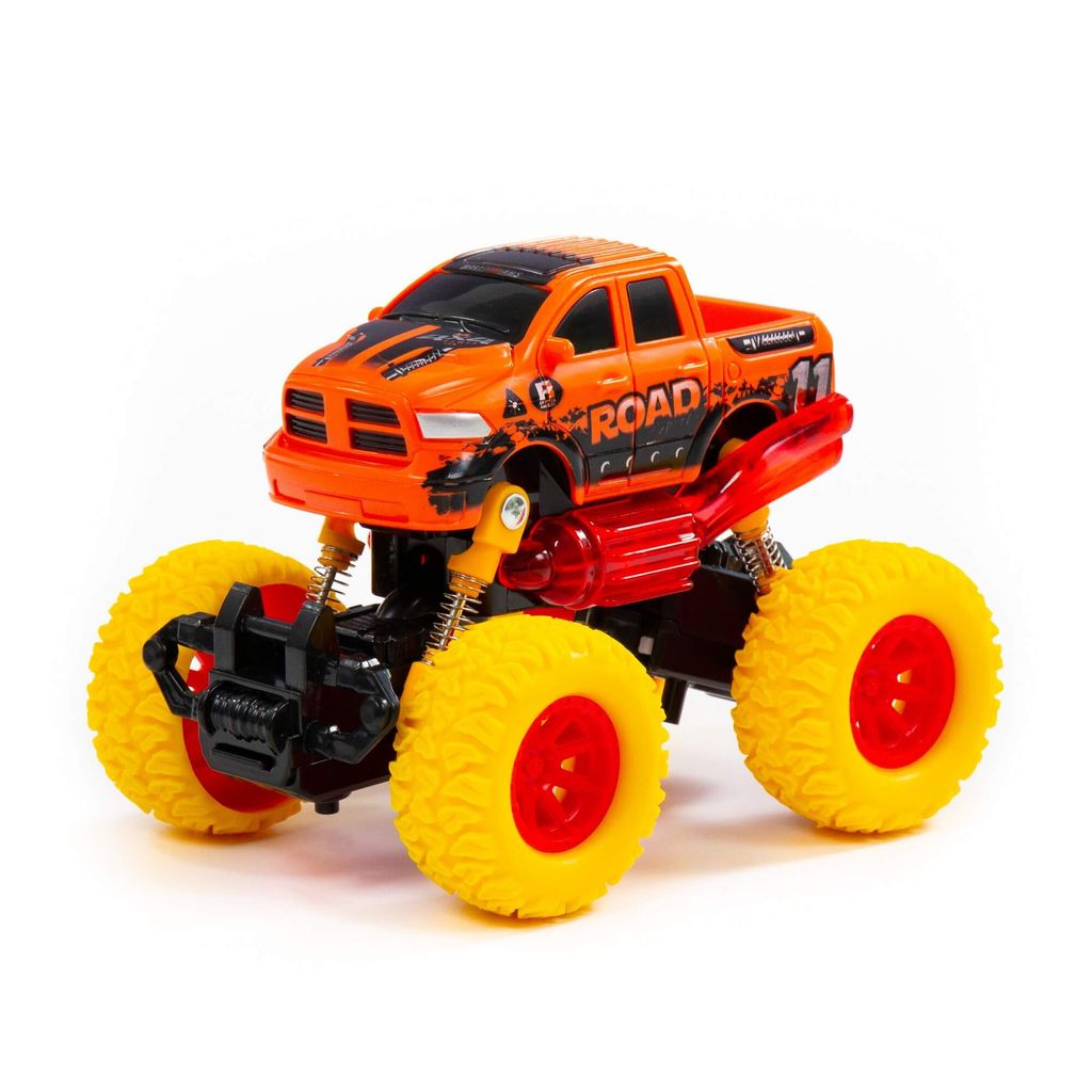 Монстр РАЛЛИ - Рейд, автомобиль инерционный (со светом и звуком) (в пакете) - Полесье фото 6