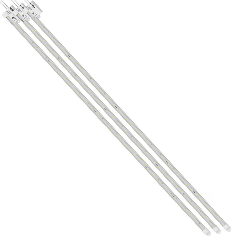 ULY-P91-20W/SPFR/K IP65 AC220V CLEAR KIT03 Светильник для растений светодиодный линейный, 1200мм. Спектр для фотосинтеза. В составе набора из 3-х штук. TM Uniel