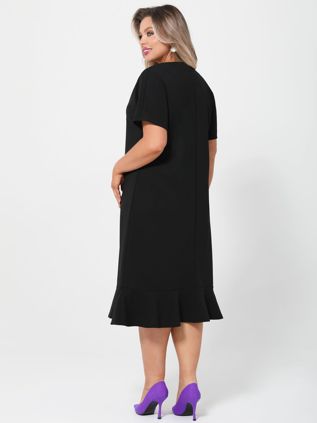 Платье 0421-1 черничный - Dora фото 19